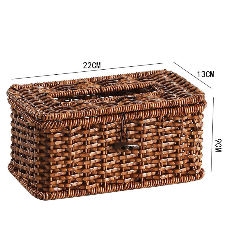 Handcrafted Wicker Storage Box Kalsten