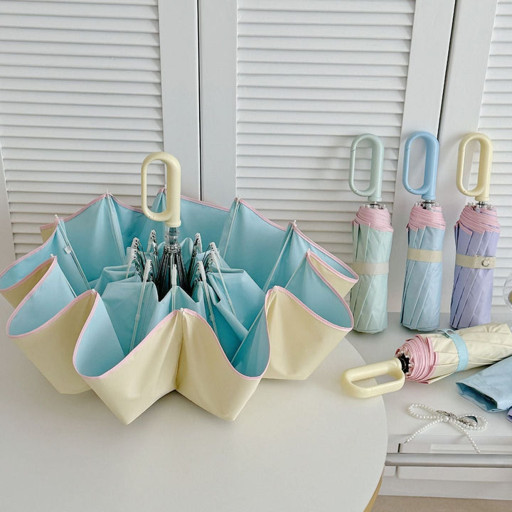 Women's Foldable Umbrella with Innovative Flower Shape Kalsten