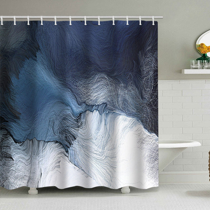 Artistic Marble Design Shower Curtain Kalsten
