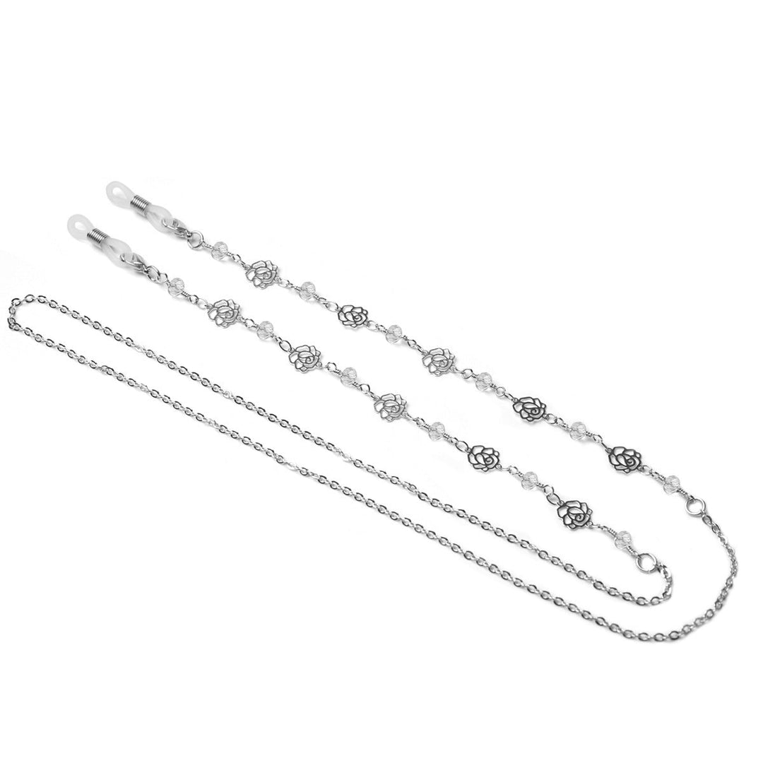 Fashionable glasses holder chain with floral design Kalsten