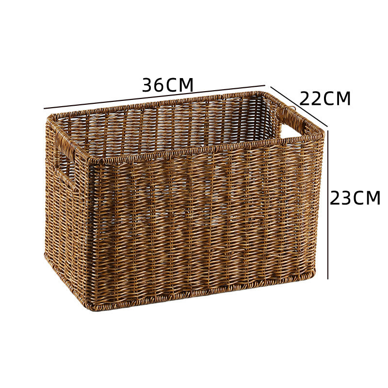 Rectangular Woven Storage Bin Kalsten