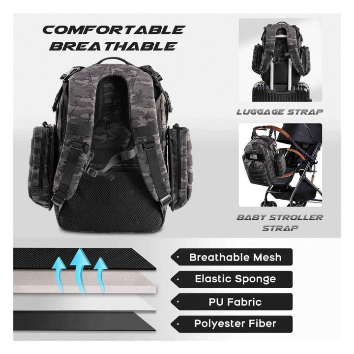 Tactical Backpack with Multifunctional Compartments Kalsten