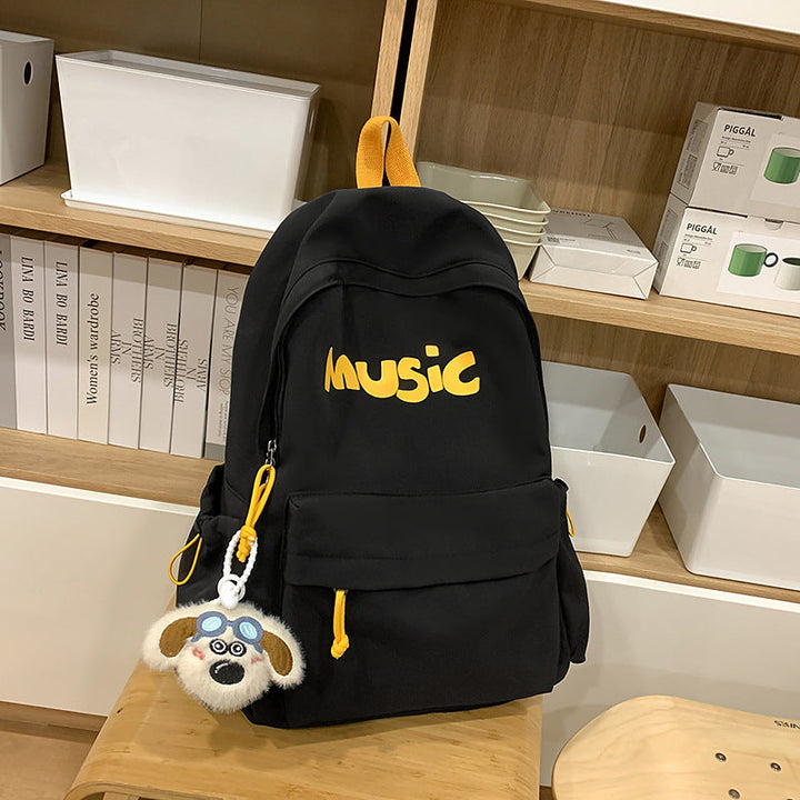 Casual Music-Themed Backpack Kalsten