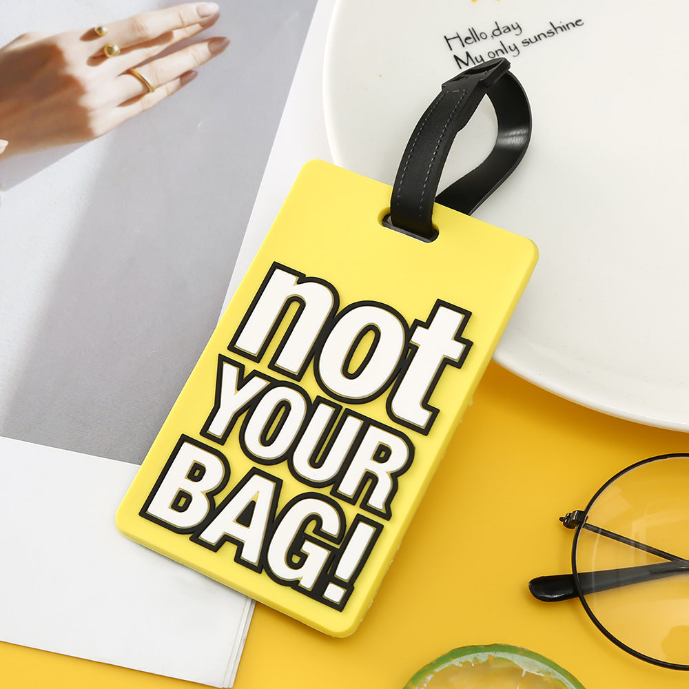 Unisex Luggage Tag with Eye-catching Message Kalsten