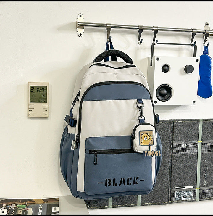 Multi-Compartment Casual Travel School Backpack