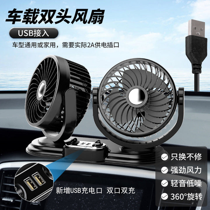 Unisex double fan for the car Kalsten