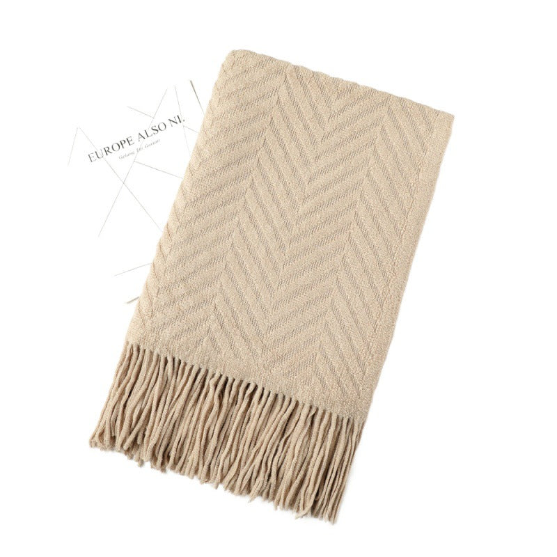 Ladies cozy throw blanket Kalsten