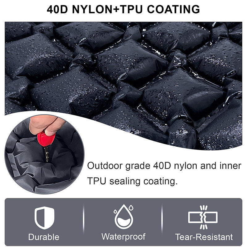 Air Mattress With Integrated Headrest And Comfortable Valve System Kalsten
