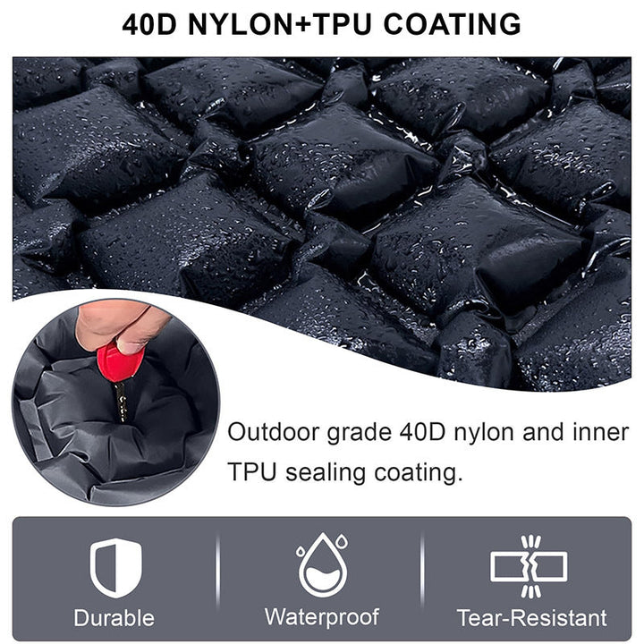 Air Mattress With Integrated Headrest And Comfortable Valve System Kalsten