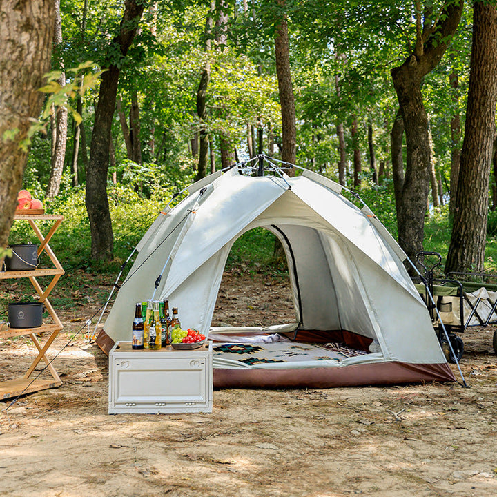Camping tent with weather-resistant material and easy setup system Kalsten