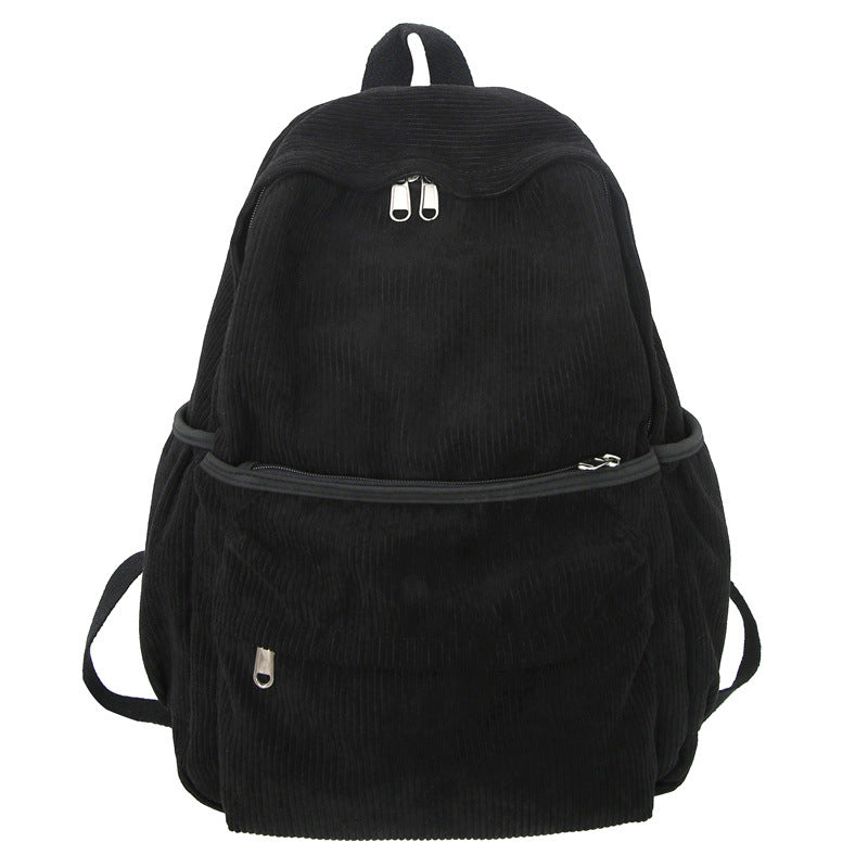 Cozy Corduroy School Backpack Kalsten