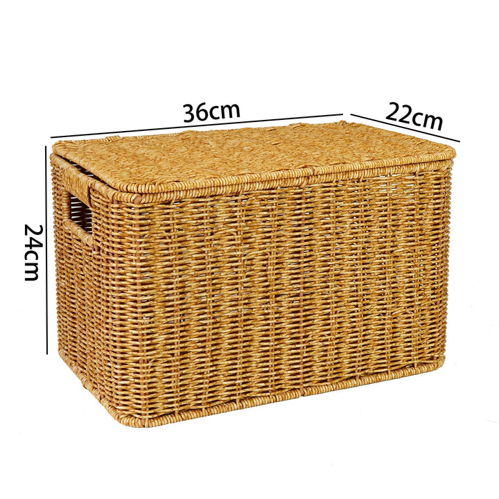 Ladies Generous Storage Basket with Lid Kalsten