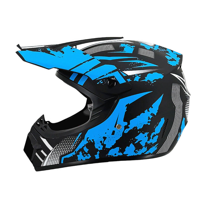 full-face motocross helmet with extended visor and reinforced chin guard Kalsten