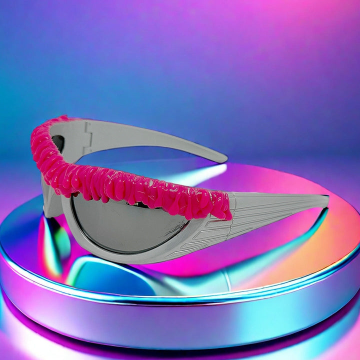 Women's trendy sunglasses with creative liquid frame Kalsten