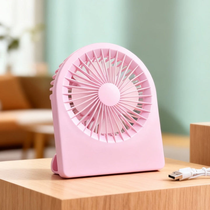Women's portable USB fan with versatile tilt mechanism Kalsten
