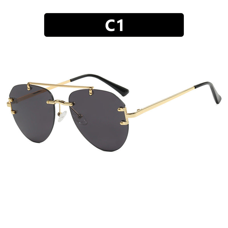 Ladies trendy sunglasses in elegant, polygonal design Kalsten
