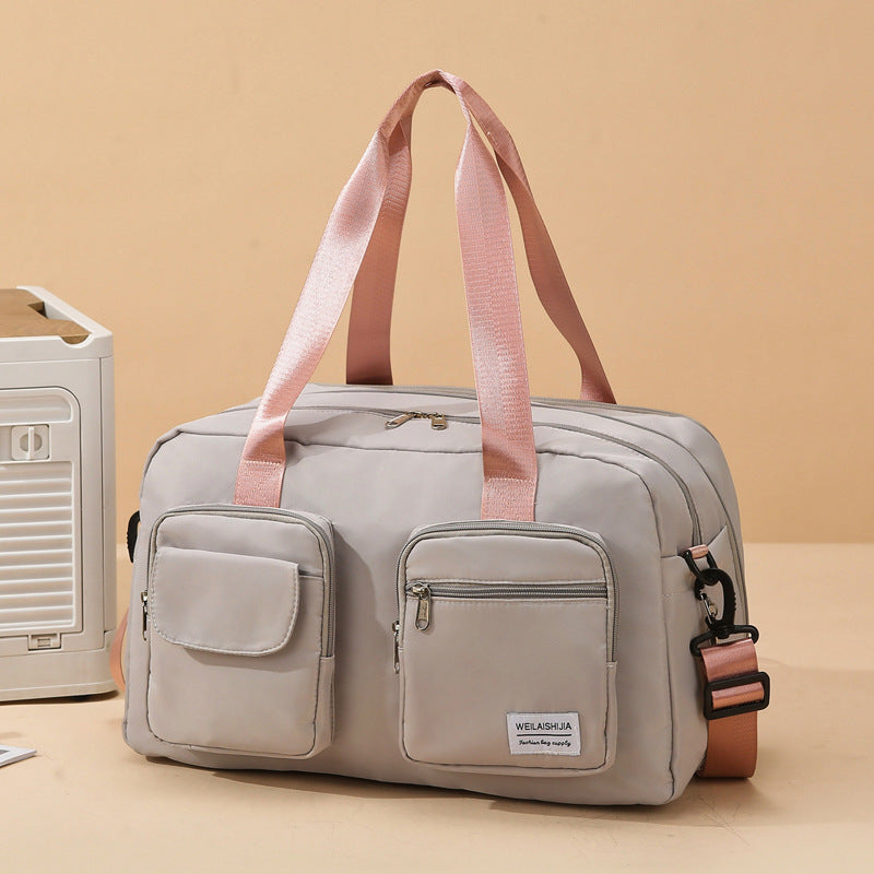 Multifunctional Travel Bag With Multiple Compartments And Adjustable Shoulder Strap Kalsten