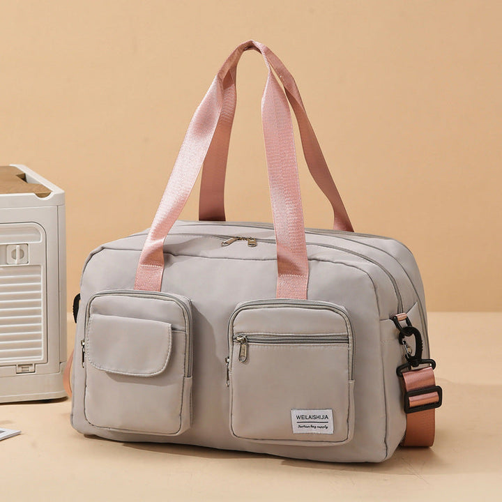 Multifunctional Travel Bag With Multiple Compartments And Adjustable Shoulder Strap Kalsten