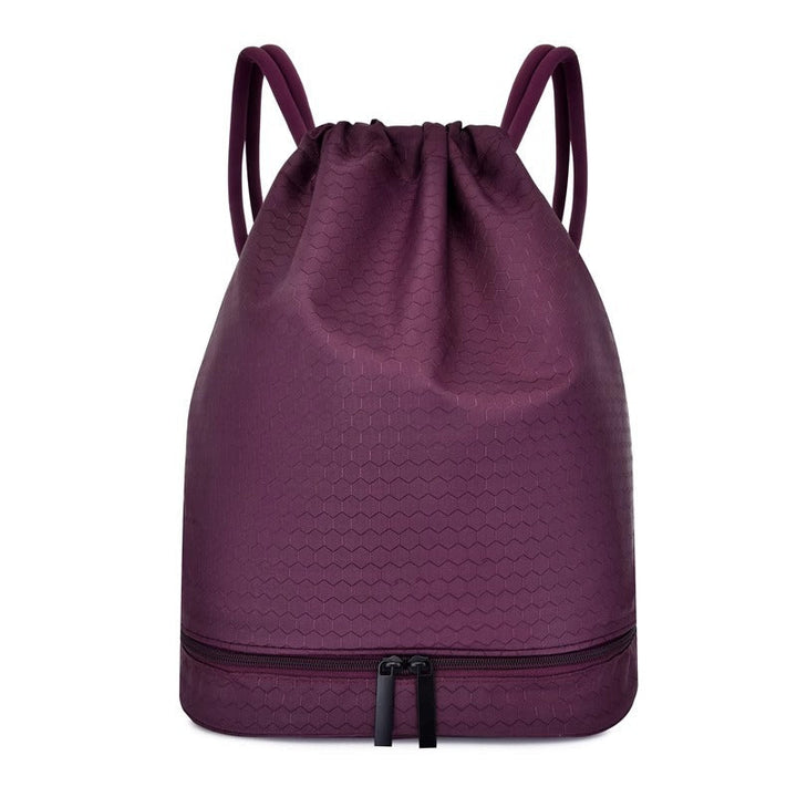 Lightweight Hexagonal Pattern Drawstring Backpack Kalsten