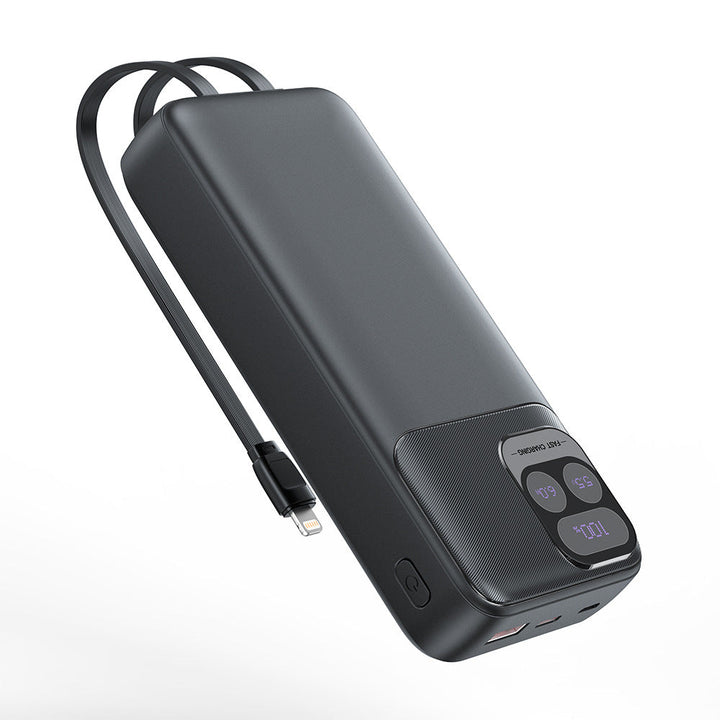 Power bank with dual charging cable and fast charging function Kalsten