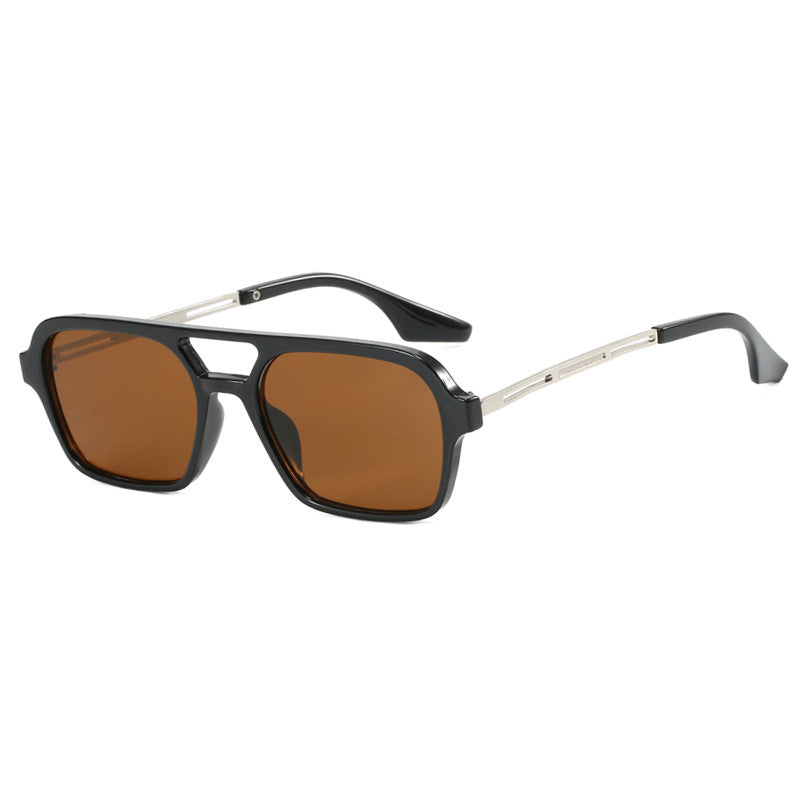 Women's striking square sunglasses with transparent frame Kalsten