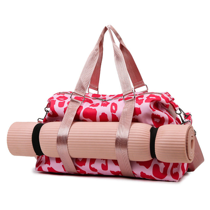 Sporty travel bag with trendy zebra pattern Kalsten