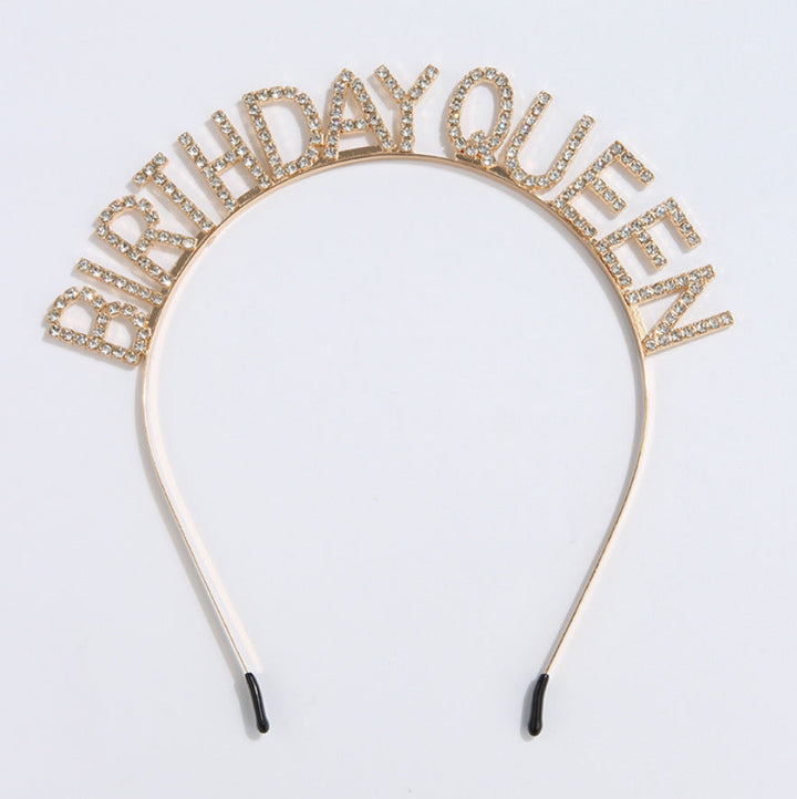 Women's hair accessories with sparkling lettering Kalsten