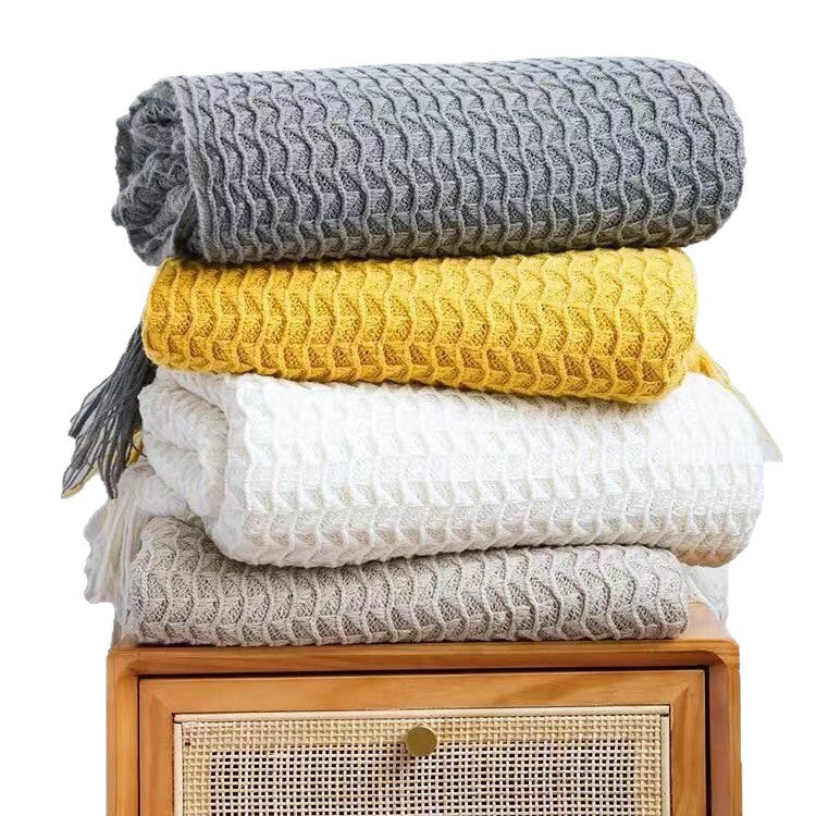 Cozy Knit Blanket Kalsten