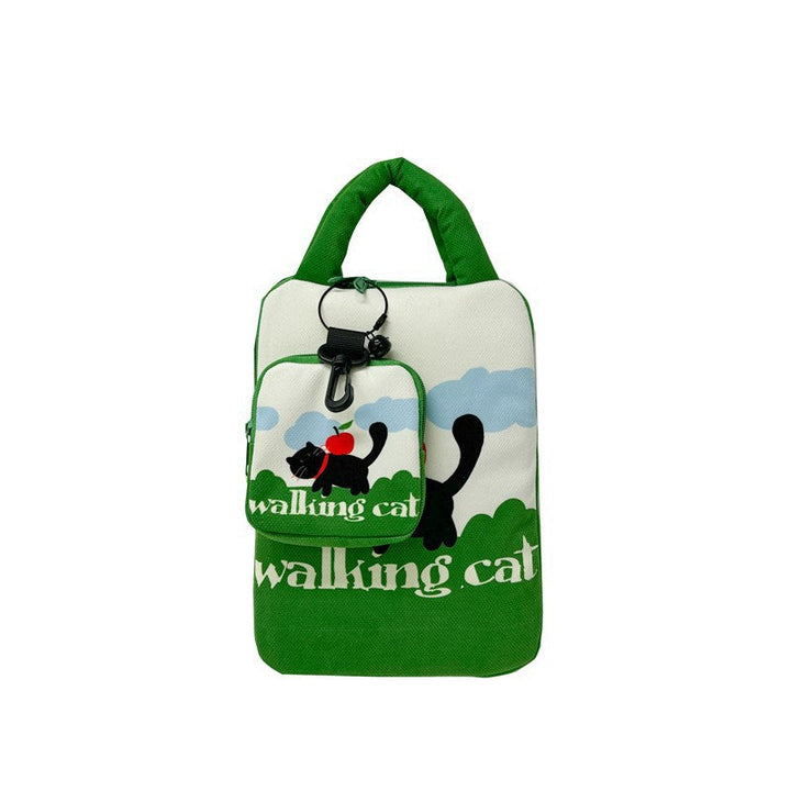 Laptop bag with creative cat pattern Kalsten