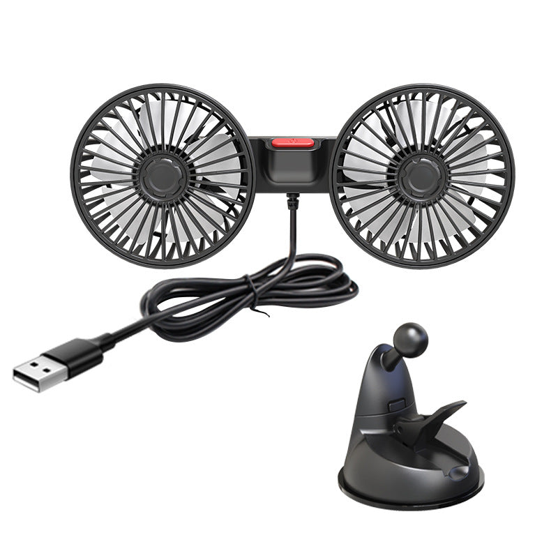 Ladies USB Double Fan with Holder Kalsten