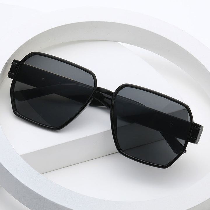 Women's modern oversized sunglasses with asymmetric frame Kalsten