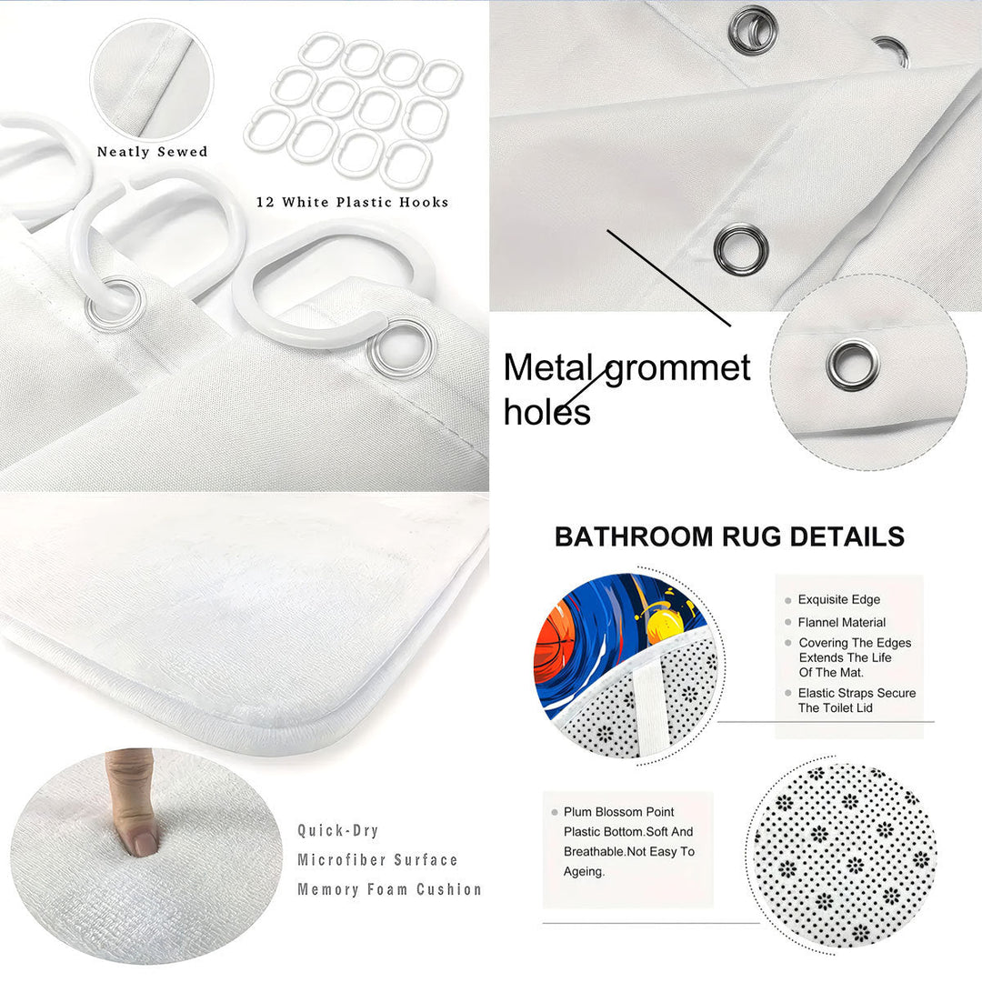 Creative Universe-Themed Bathroom Set Kalsten