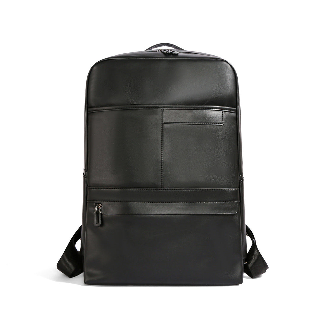 Premium Leather Travel Laptop Backpack