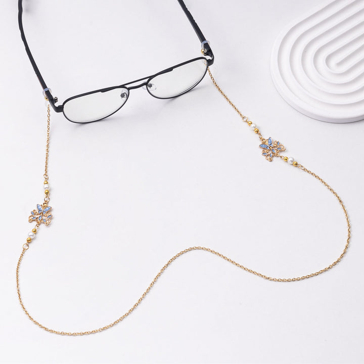 Delicate Floral Eyewear Chain Kalsten