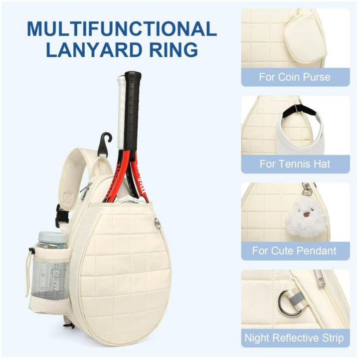 Sporty tennis backpack bag with innovative folding design Kalsten
