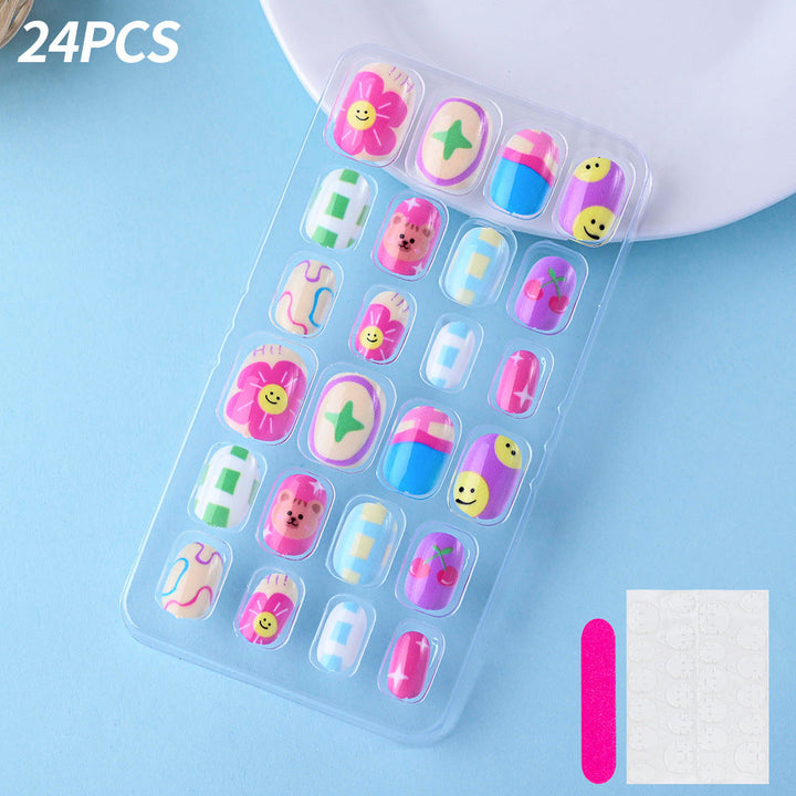 Themed Summer Beach Nail Art Press-On Nails Kalsten