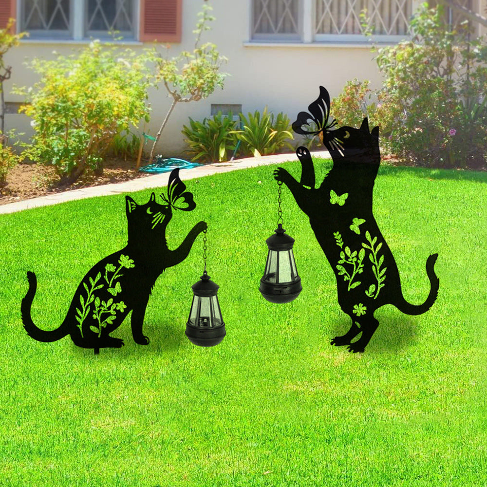 Decorative Hanging Watering Can Garden Stake Ornament With Simulated Cascading Spout Kalsten