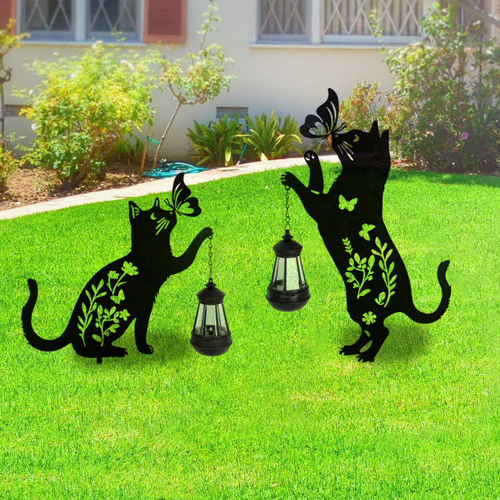 Decorative Hanging Watering Can Garden Stake Ornament With Simulated Cascading Spout Kalsten