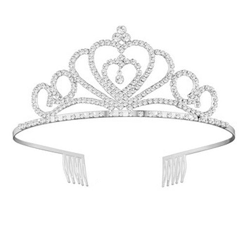 Women Glamorous Crystal Tiara Kalsten