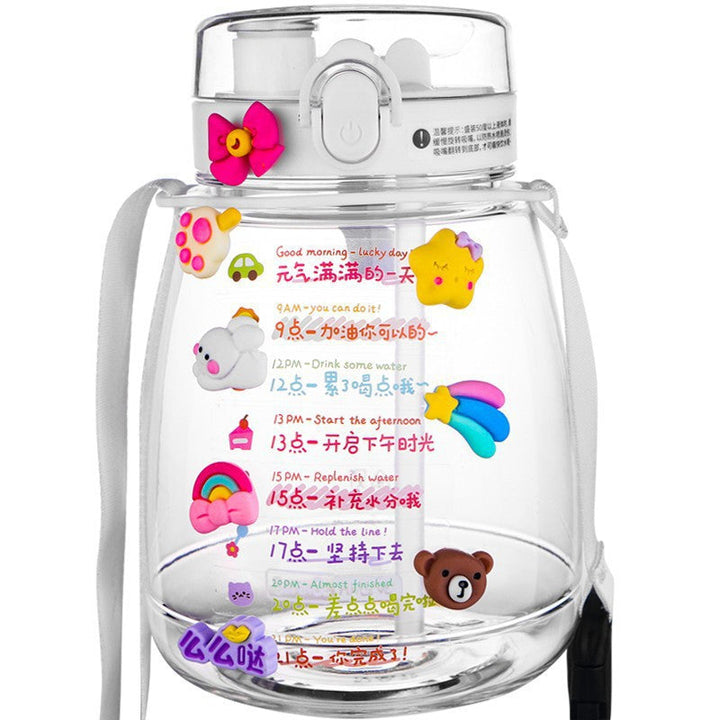 Ladies multifunctional hygiene drinking bottle with carrying strap Kalsten