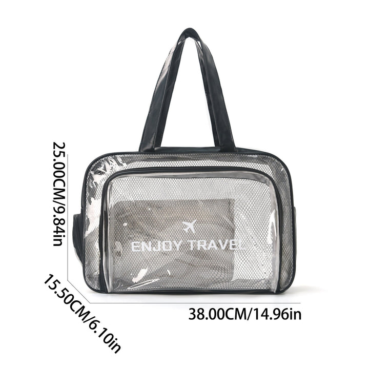 Transparent Travel Bag with Versatile Compartments Kalsten