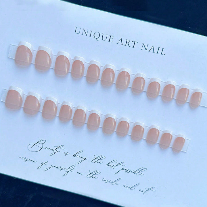 French Tip Acrylic Nail Set Kalsten