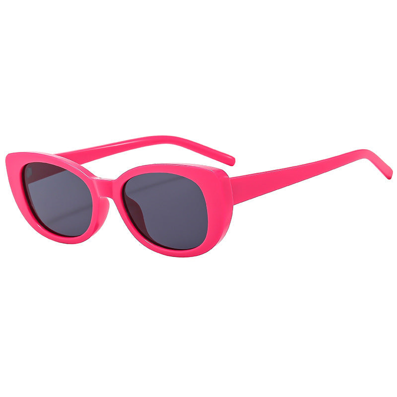 Women's Cat-Eye Sunglasses with High-Gloss Plastic Frame Kalsten
