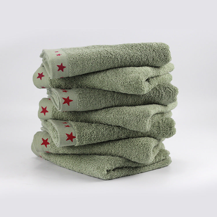 Care Towel With Soft Surface And Decorative Star Border Kalsten