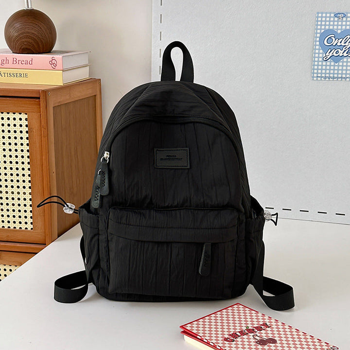 Lightweight Quilted School Backpack