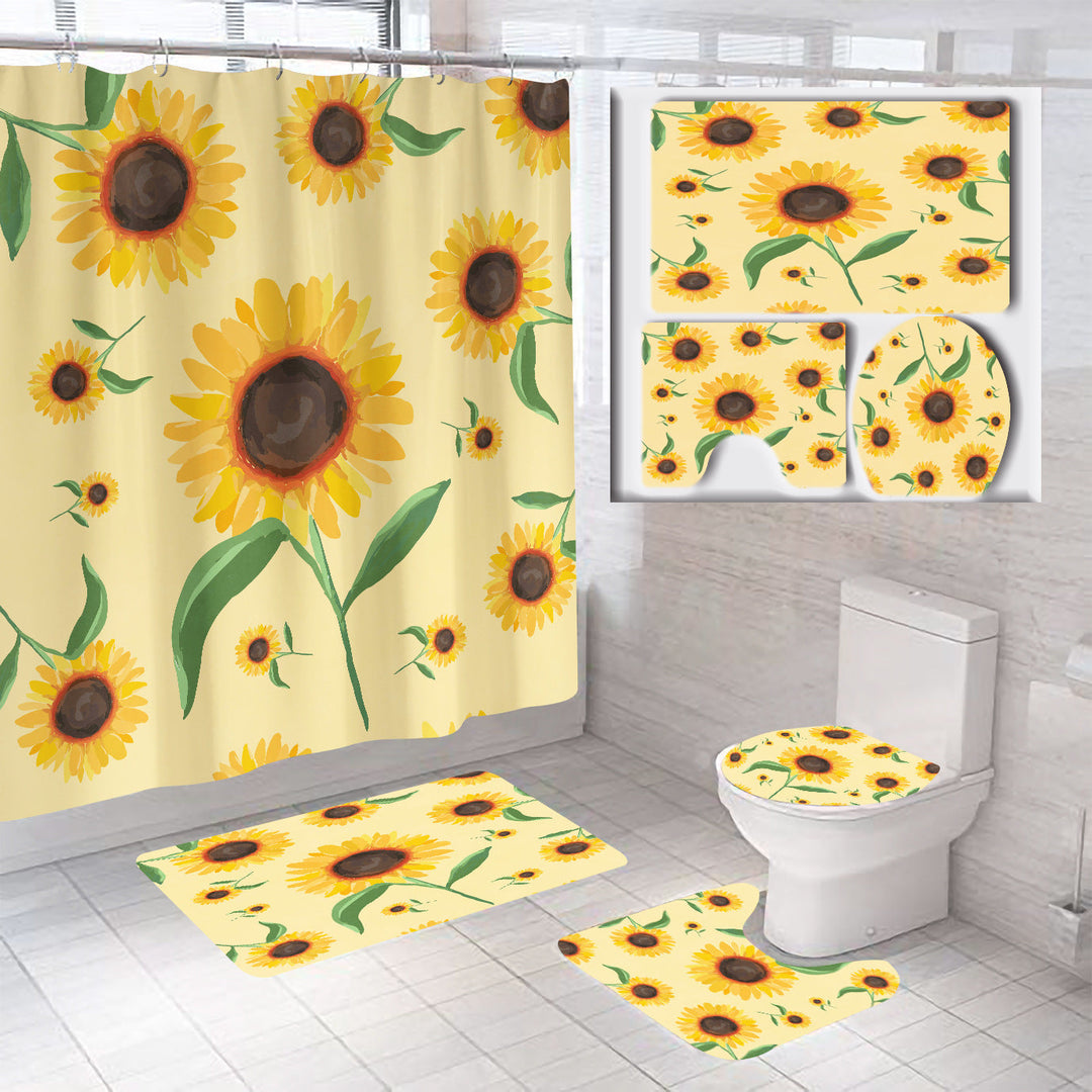 Floral Theme Bathroom Décor Set Kalsten