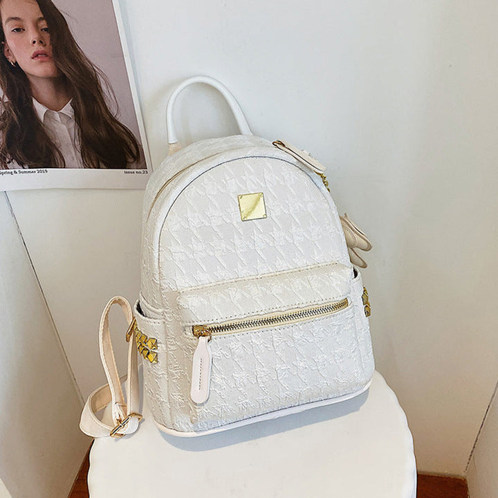 Textured Mini Backpack Kalsten