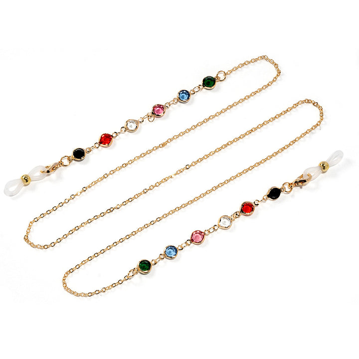 Stylish Decorative Gemstone Eyewear Chain Kalsten