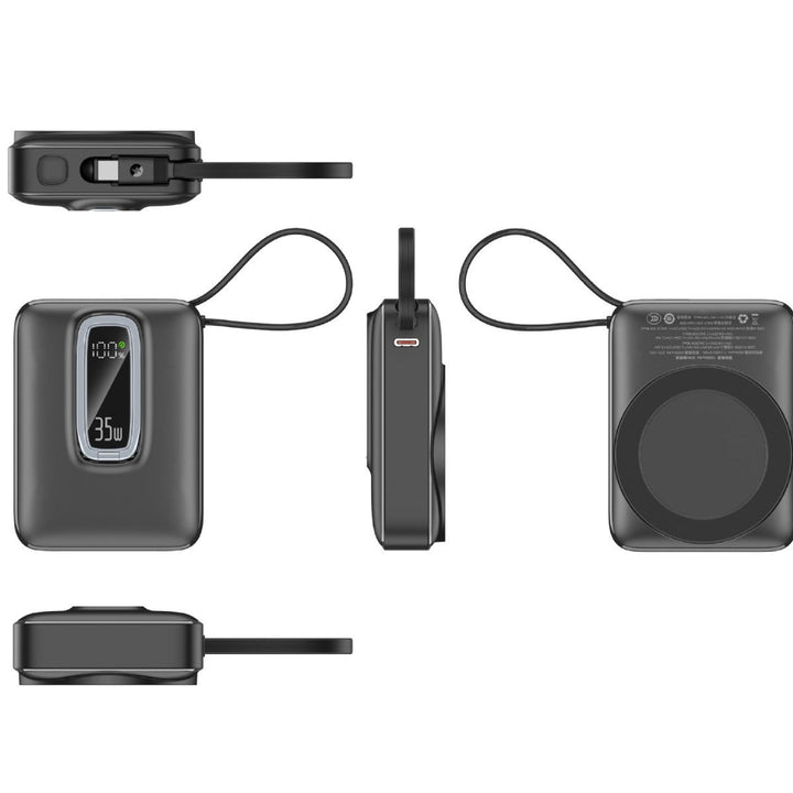 Portable Power Bank with Innovative Wireless Charging Function and Digital Charging Indicator Kalsten