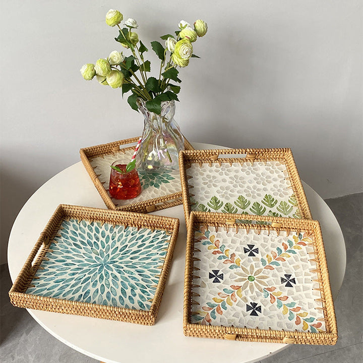 Women's decorative mosaic serving platter set Kalsten